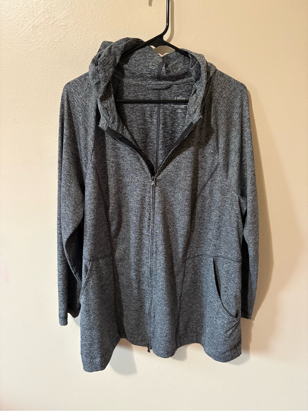 J. Jill Fit Out & About Zip Front Hoodie Women’s size 1X